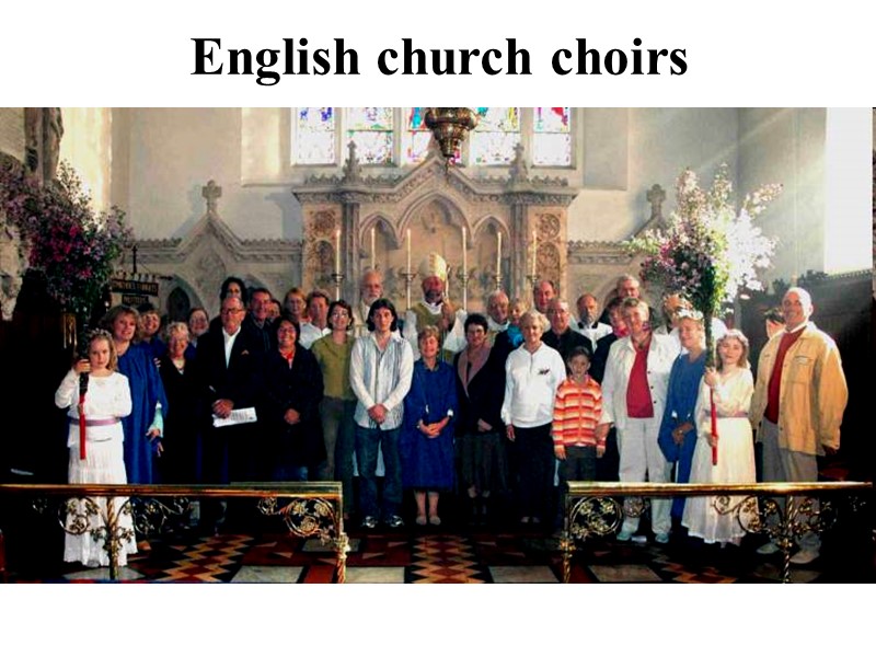 English church choirs